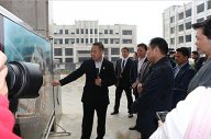 河南省委常委、常務副省長李克、副省長王艷玲到信陽天一美家產業園參觀指導